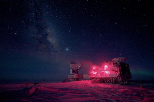 The BICEP2 Telescope at the South Pole. [Image: National Science Foundation]